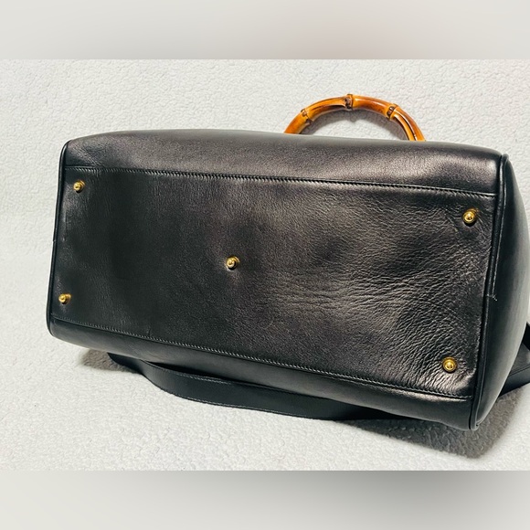 Gucci Bamboo Leather Mini Boston Bag - Picture 8 of 14